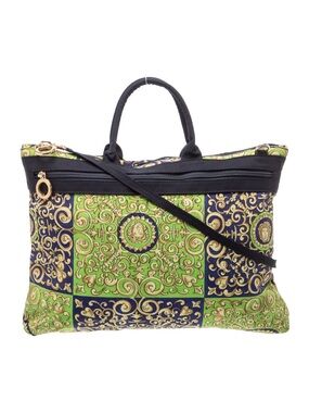 Gianni Versace Vintage Canvas Medusa Baroque Tote/Shoulder Bag